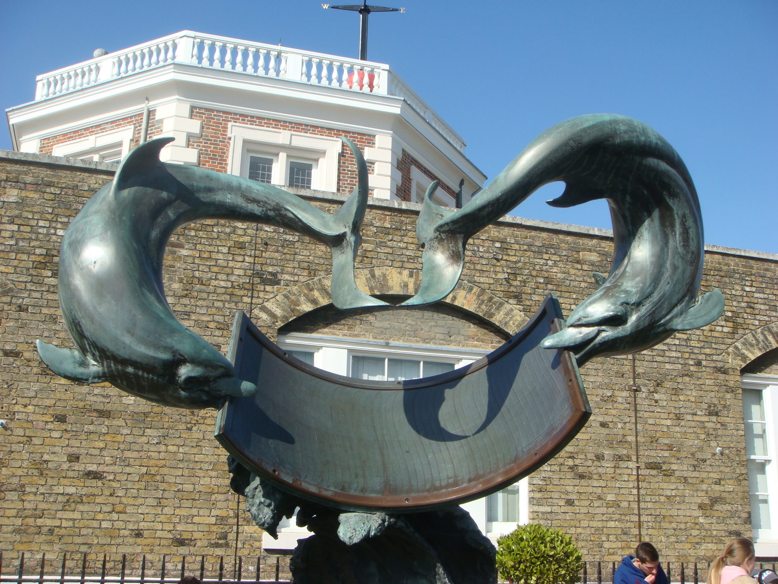 Jam Matahari dolphin di Balai cerap Greenwich